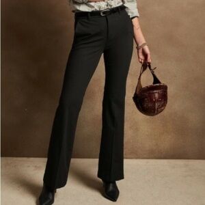 Banana Republic Women’s High Rise Boot Cut Dress Pants Black Size 12 NWT